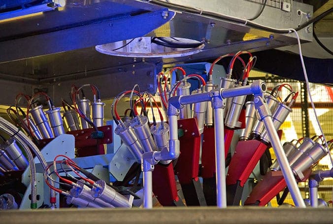 eNQP detectors array — spherical, electronically focused